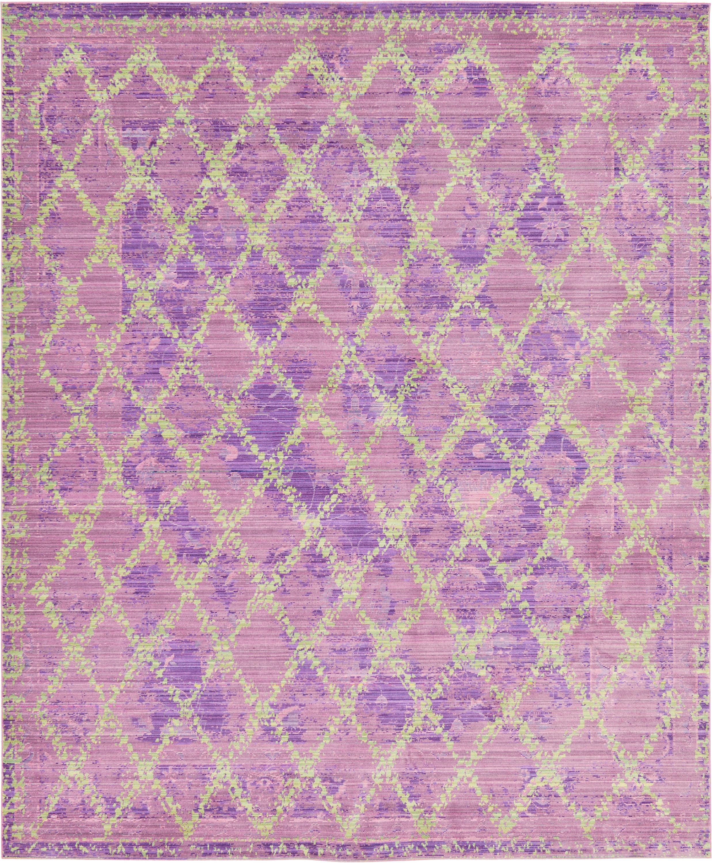 Purple 8' x 10' Aqua Rug eSaleRugs