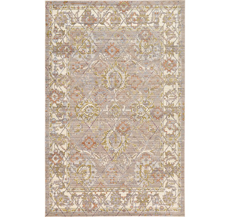 5' x 8' Aqua Rug