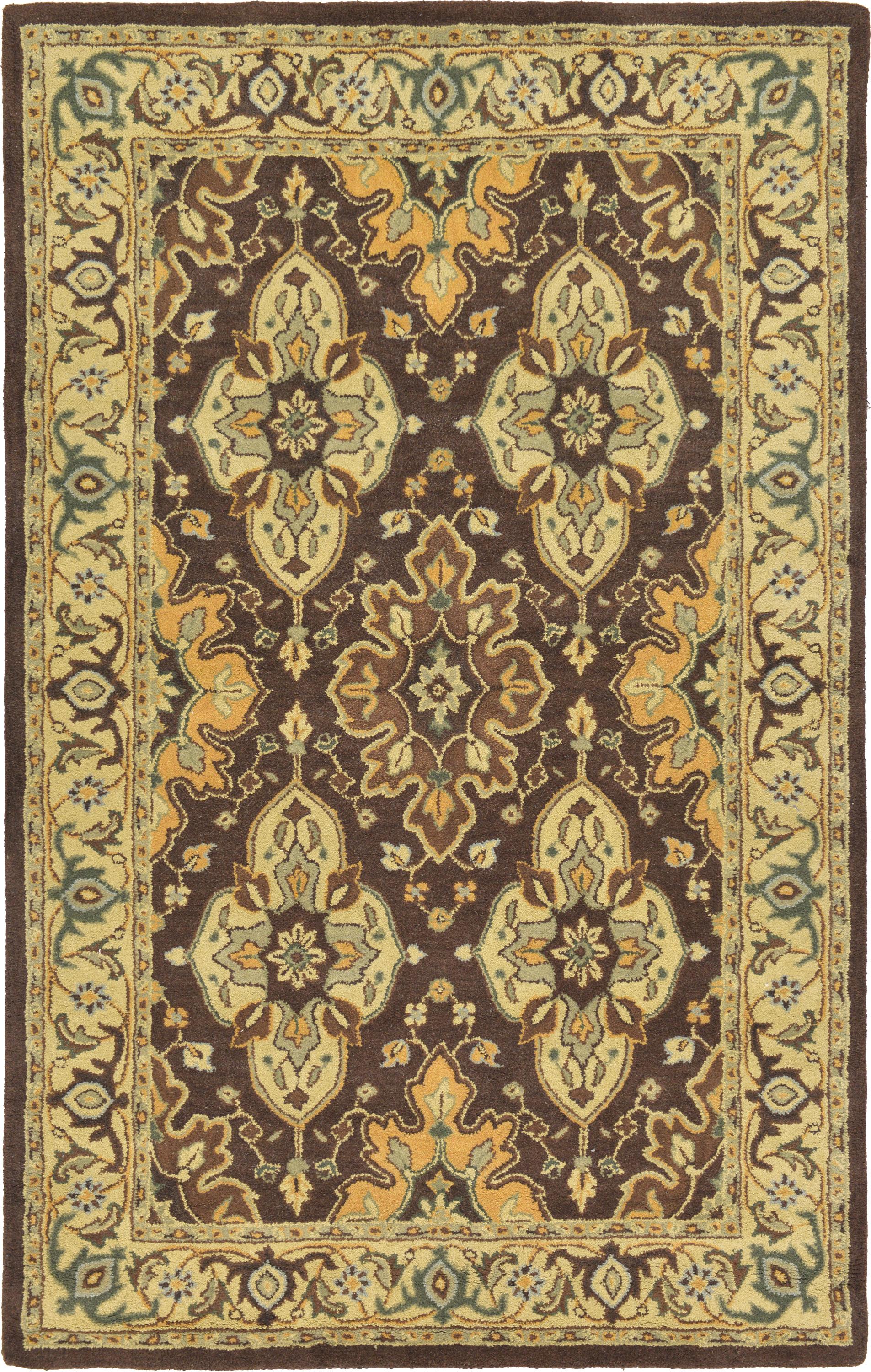 Brown 5' x 7' 10 Classic Agra Rug iRugs UK