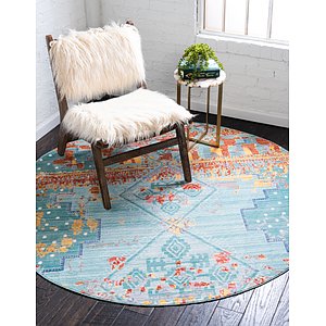 Unique Loom 6' x 6' Austin Round Rug
