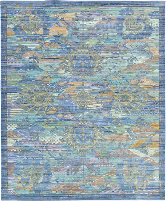 Blue 8' x 10' Aqua Rug Area Rugs eSaleRugs