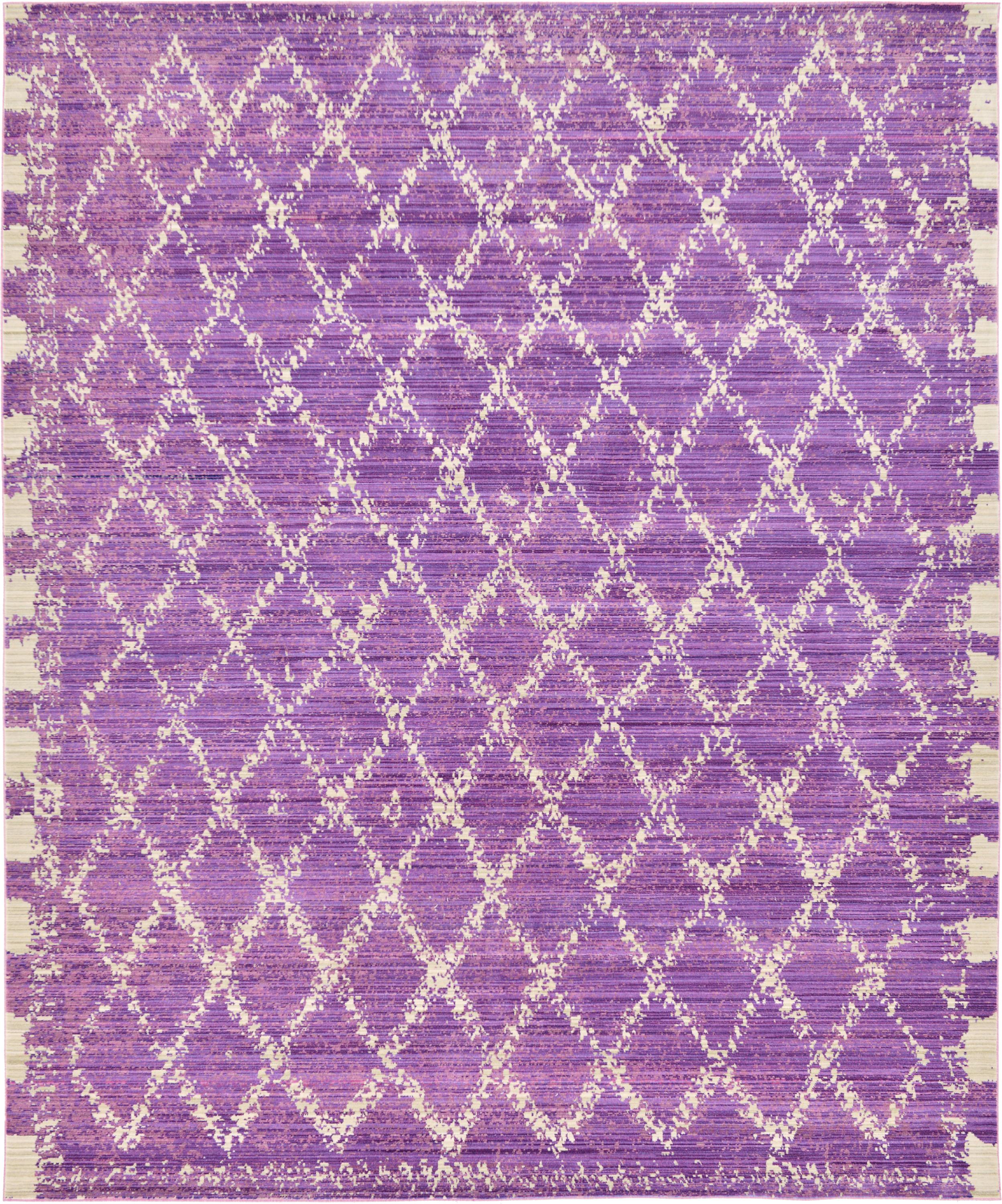 Purple 8' x 10' Aqua Rug eSaleRugs