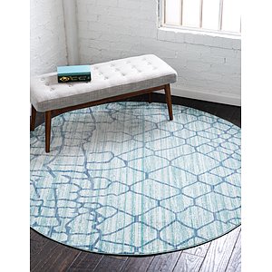 Unique Loom 6' x 6' Austin Round Rug