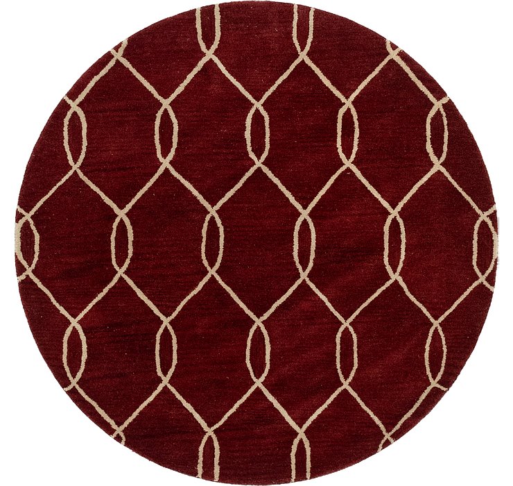 6' x 6' Lattice Round Rug