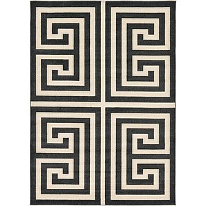 7' x 10' Greek Key Rug