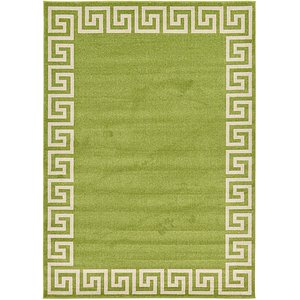 7' x 10' Greek Key Rug