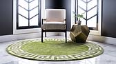 8' x 8' Greek Key Round Rug thumbnail