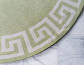 8' x 8' Greek Key Round Rug thumbnail