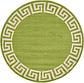6' x 6' Greek Key Round Rug thumbnail
