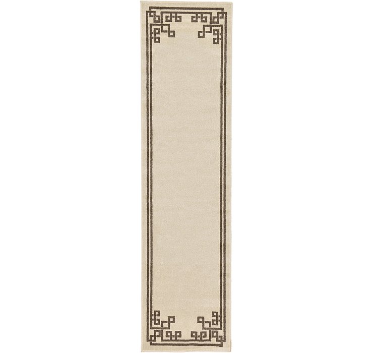 2' 7 x 10' Greek Key Runner Rug
