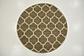 3' 3 x 3' 3 Lattice Round Rug thumbnail