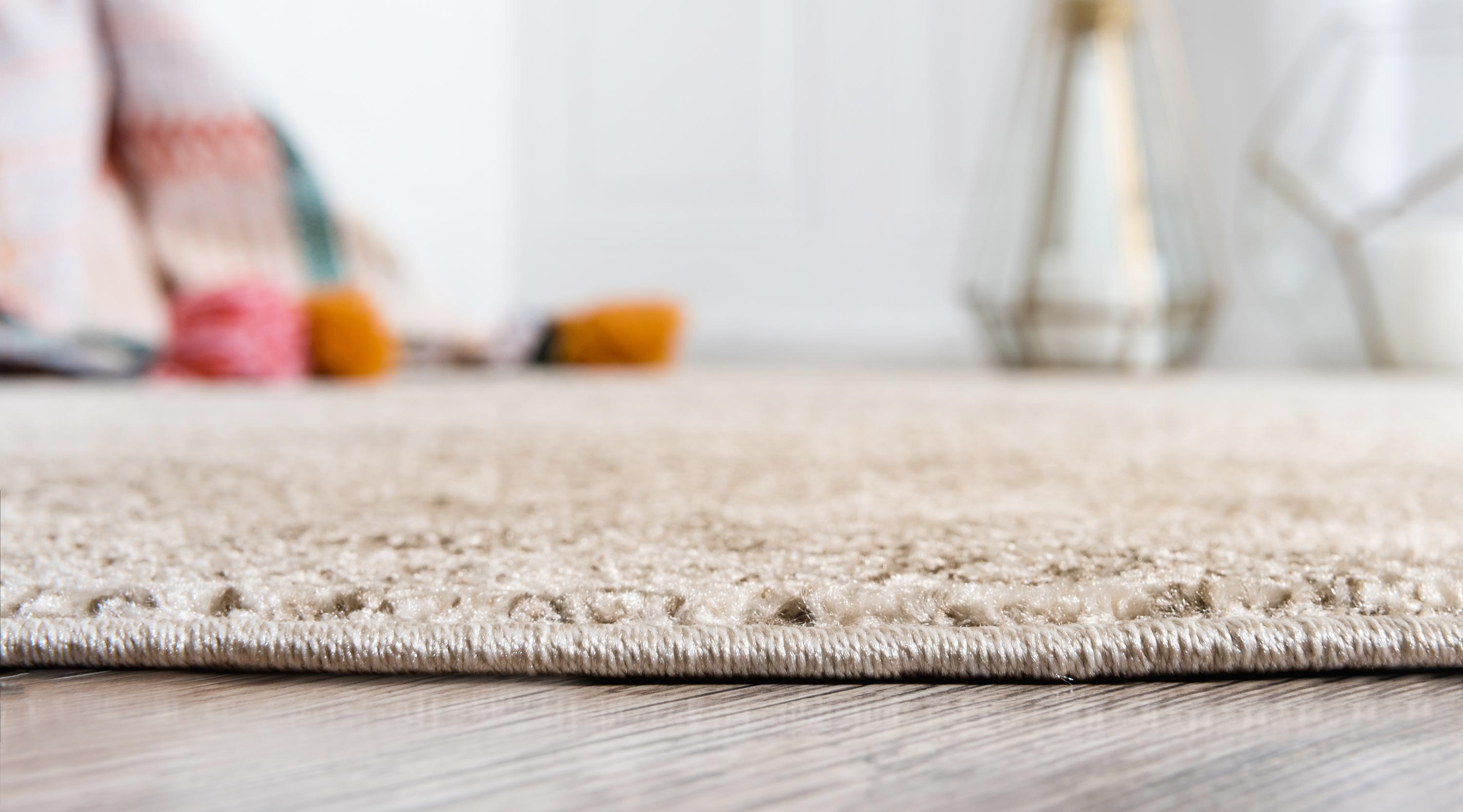 Beige 6' x 6' Loft Round Rug eSaleRugs