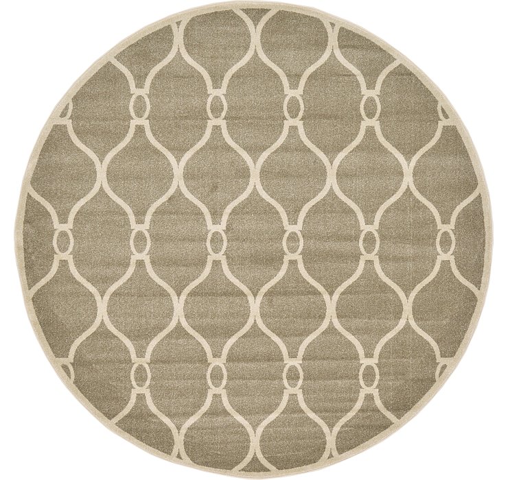 8' x 8' Trellis Round Rug