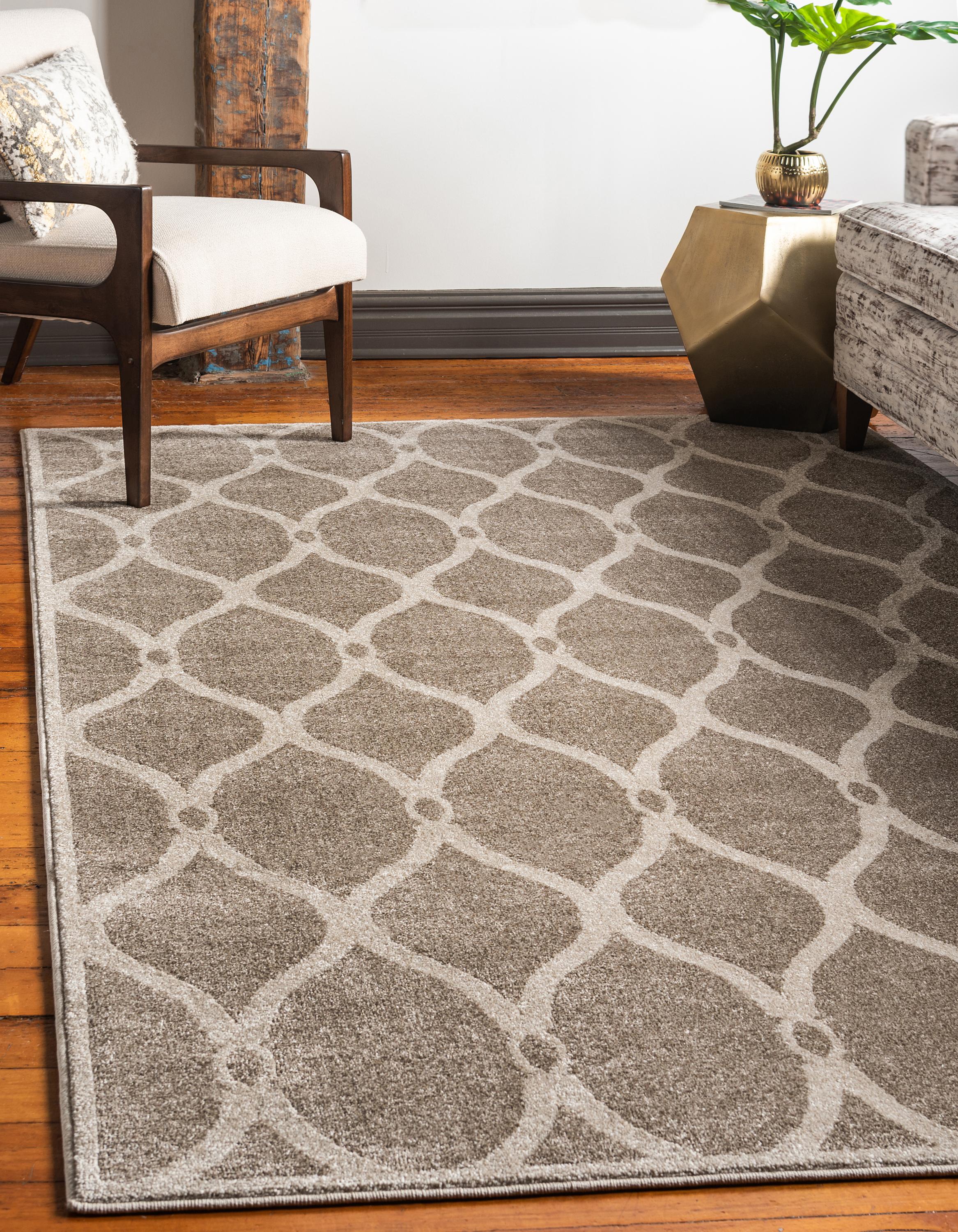 Beige 9' x 12' Trellis Rug eSaleRugs