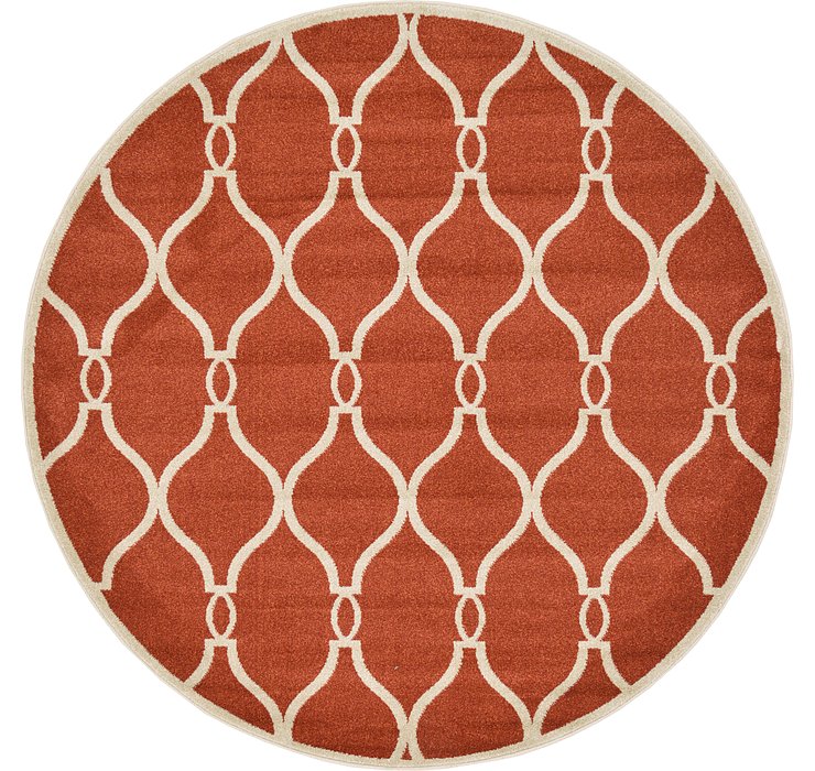 6' x 6' Trellis Round Rug