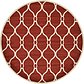 8' x 8' Trellis Round Rug thumbnail image 8