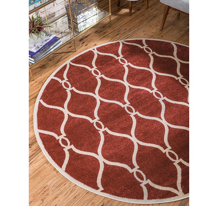 183cm x 183cm Trellis Round Rug