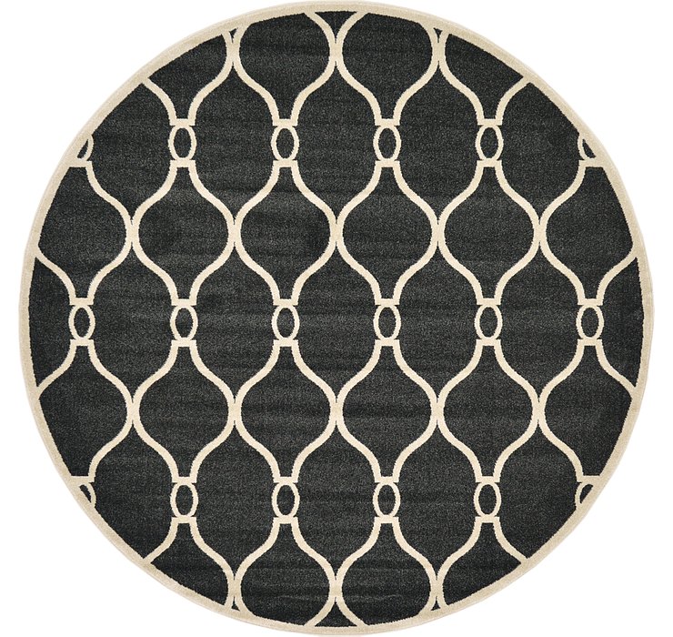 8' x 8' Trellis Round Rug