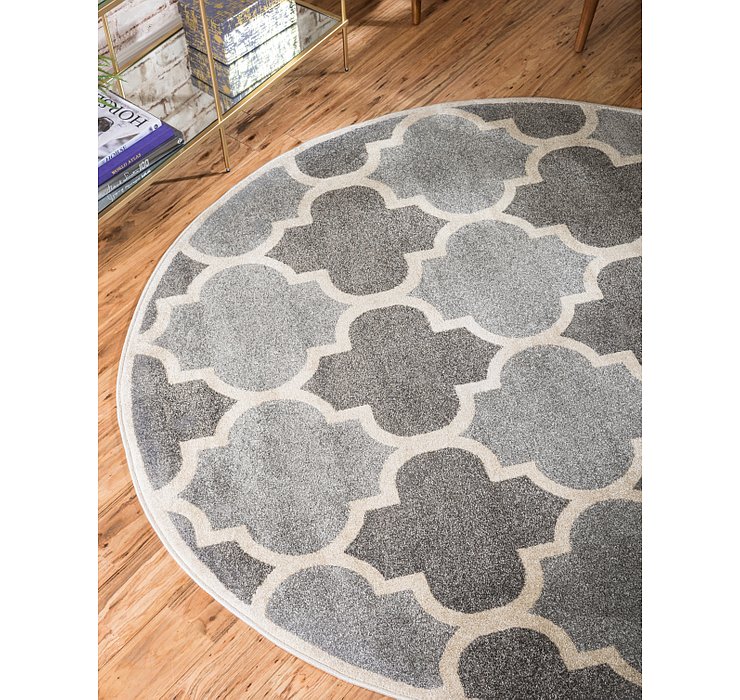 8' x 8' Trellis Round Rug