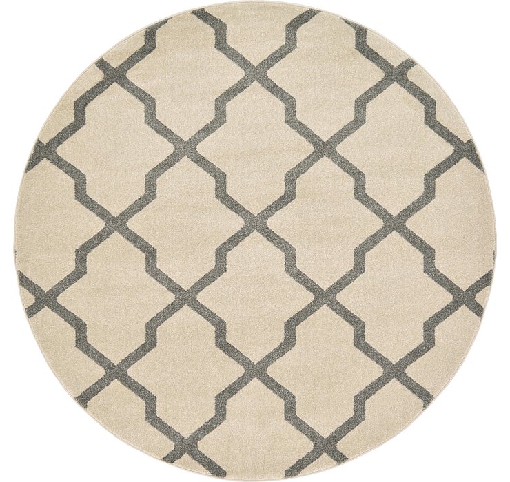 183cm x 183cm Trellis Round Rug