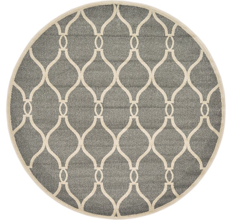 6' x 6' Trellis Round Rug