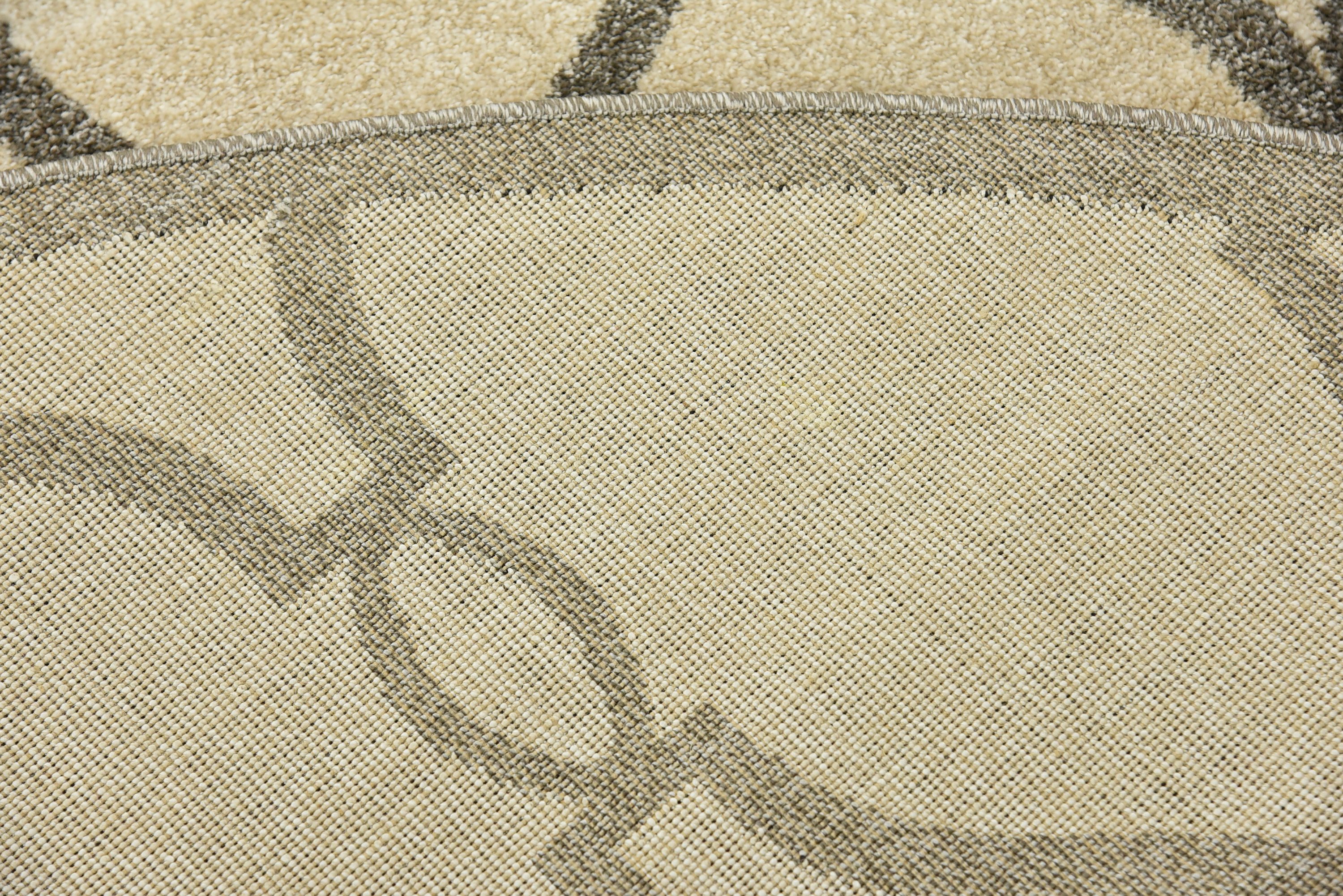 Cream 6' x 6' Trellis Round Rug Area Rugs eSaleRugs