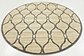 6' x 6' Lattice Round Rug thumbnail image 2