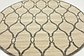 6' x 6' Lattice Round Rug thumbnail image 3