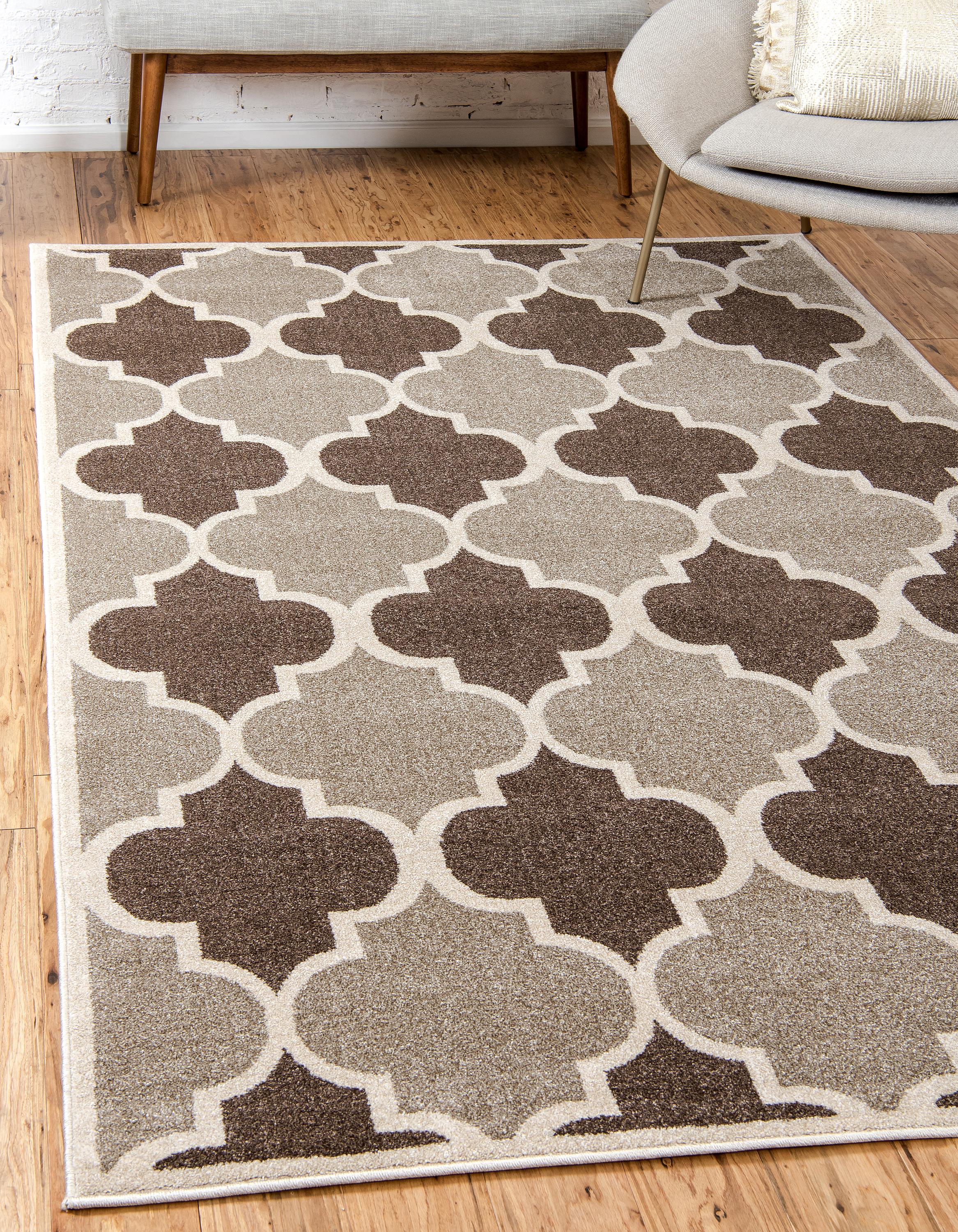 Beige 9' x 12' Trellis Rug eSaleRugs