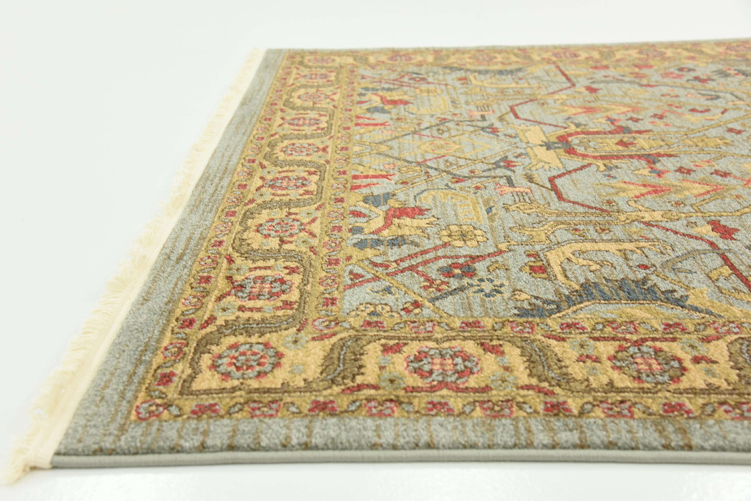 Light Blue 5' x 8' Serapi Rug eSaleRugs
