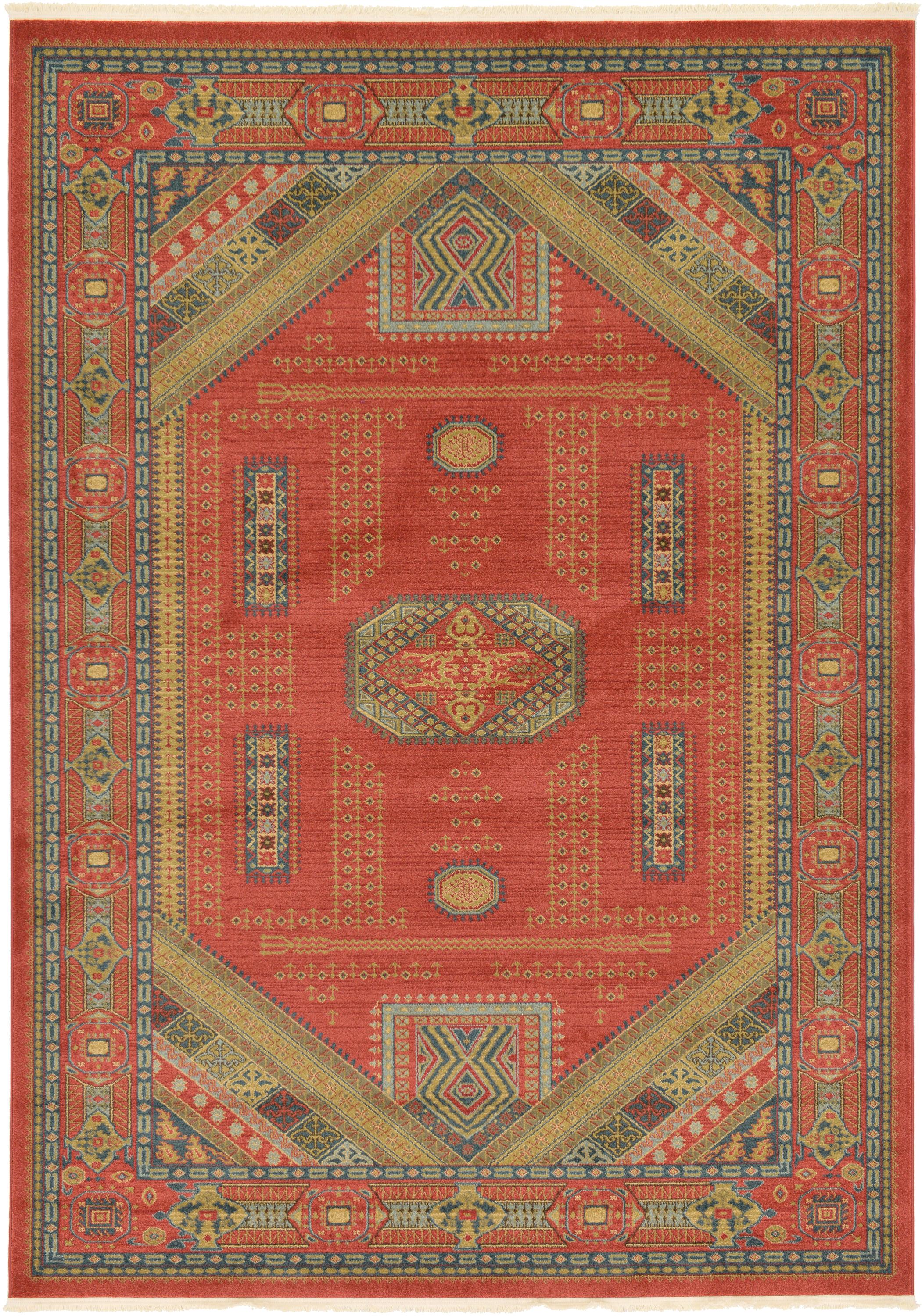 Red 7' x 10' Serapi Rug eSaleRugs