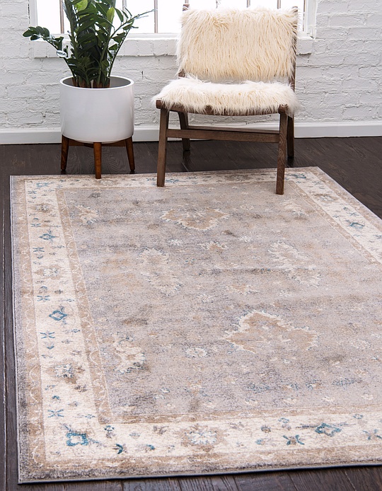 Gray 5' x 8' Vienna Rug Area Rugs eSaleRugs