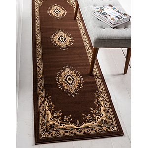 3' x 16' 5 Mashad Design Runner Rug