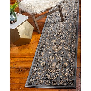 90cm x 500cm Kashan Design Runner Rug