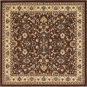 Unique Loom 8' x 8' Sialk Hill Square Rug
