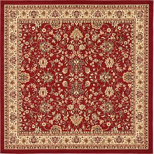 245cm x 245cm Kashan Design Square Rug