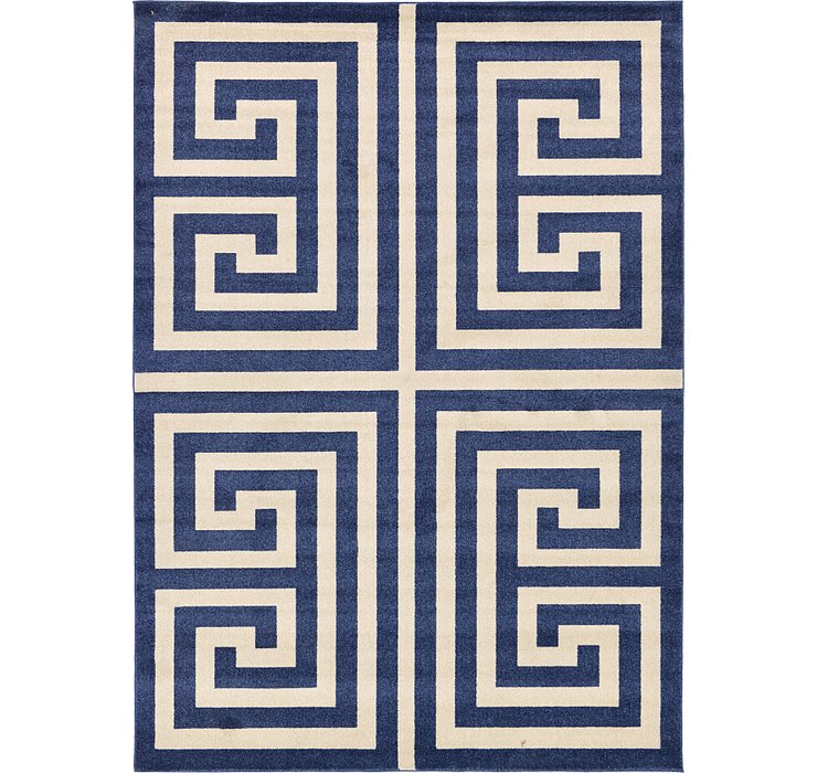 7' x 10' Greek Key Rug