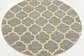 3' 3 x 3' 3 Lattice Round Rug thumbnail image 3