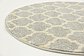 3' 3 x 3' 3 Lattice Round Rug thumbnail image 5