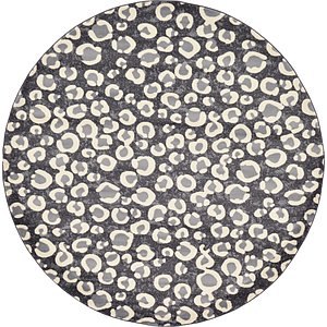 Unique Loom 8' x 8' Wildlife Round Rug