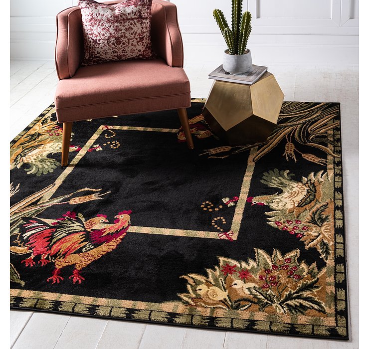 6' x 6' Country Square Rug