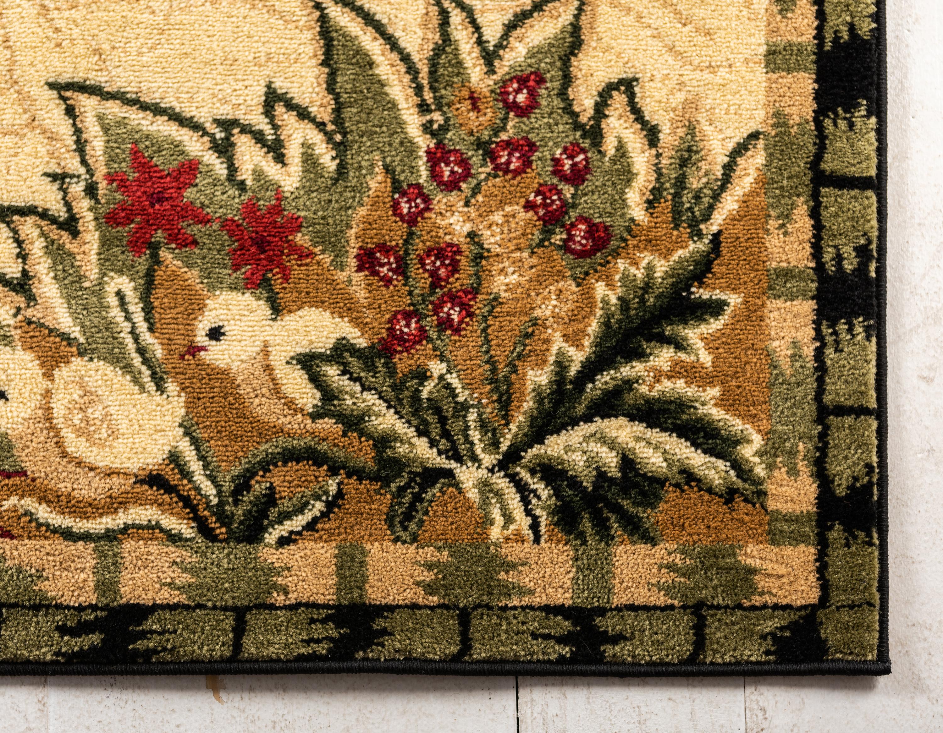 Cream 2' 7 x 10' Country Runner Rug eSaleRugs