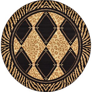 8' x 8' Safari Round Rug