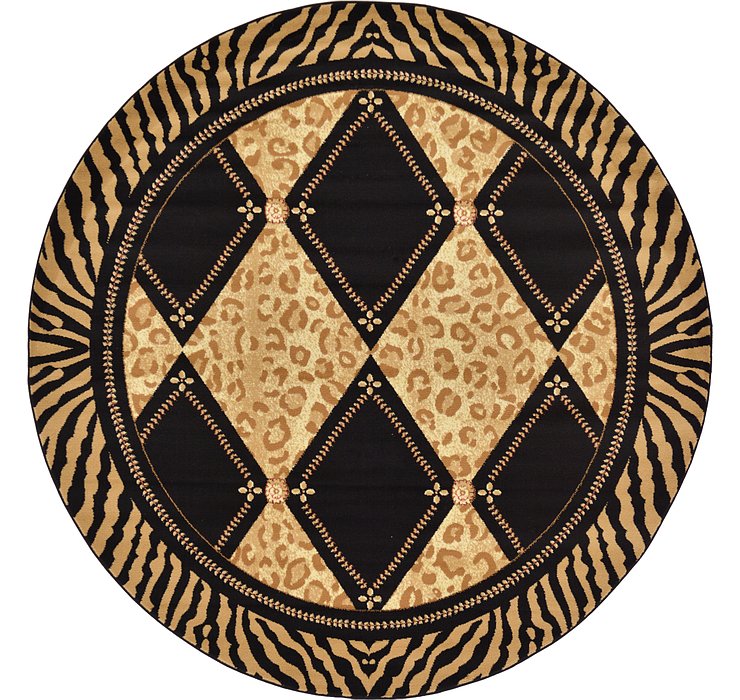 8' x 8' Safari Round Rug