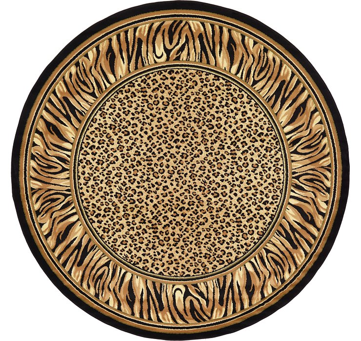 8' x 8' Safari Round Rug