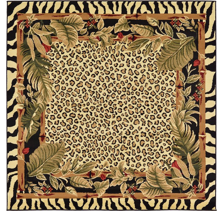 6' x 6' Safari Square Rug