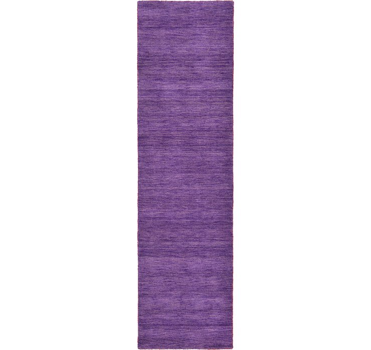 2' 7 x 9' 10 Solid Gabbeh Runner Rug