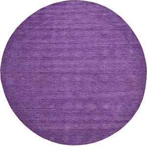 9' 10 x 9' 10 Solid Gabbeh Round Rug