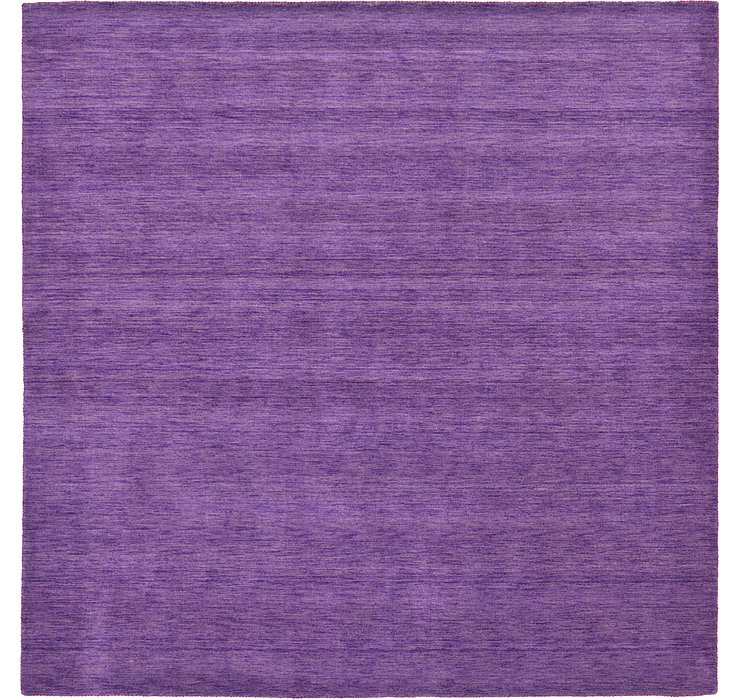 9' 10 x 9' 10 Solid Gabbeh Square Rug