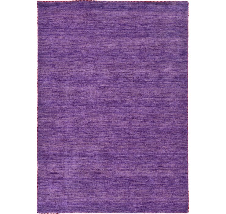 HandKnotted 5' 3 x 7' 5 Solid Gabbeh Rug